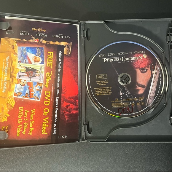 Pirates of the Caribbean DVD Trilogy: Black Pearl Deadman’s Chest, At Worlds End - Picture 4 of 11